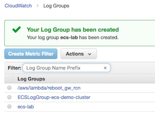 LogGroup Created