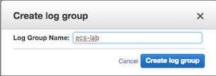 LogGroup Dialog