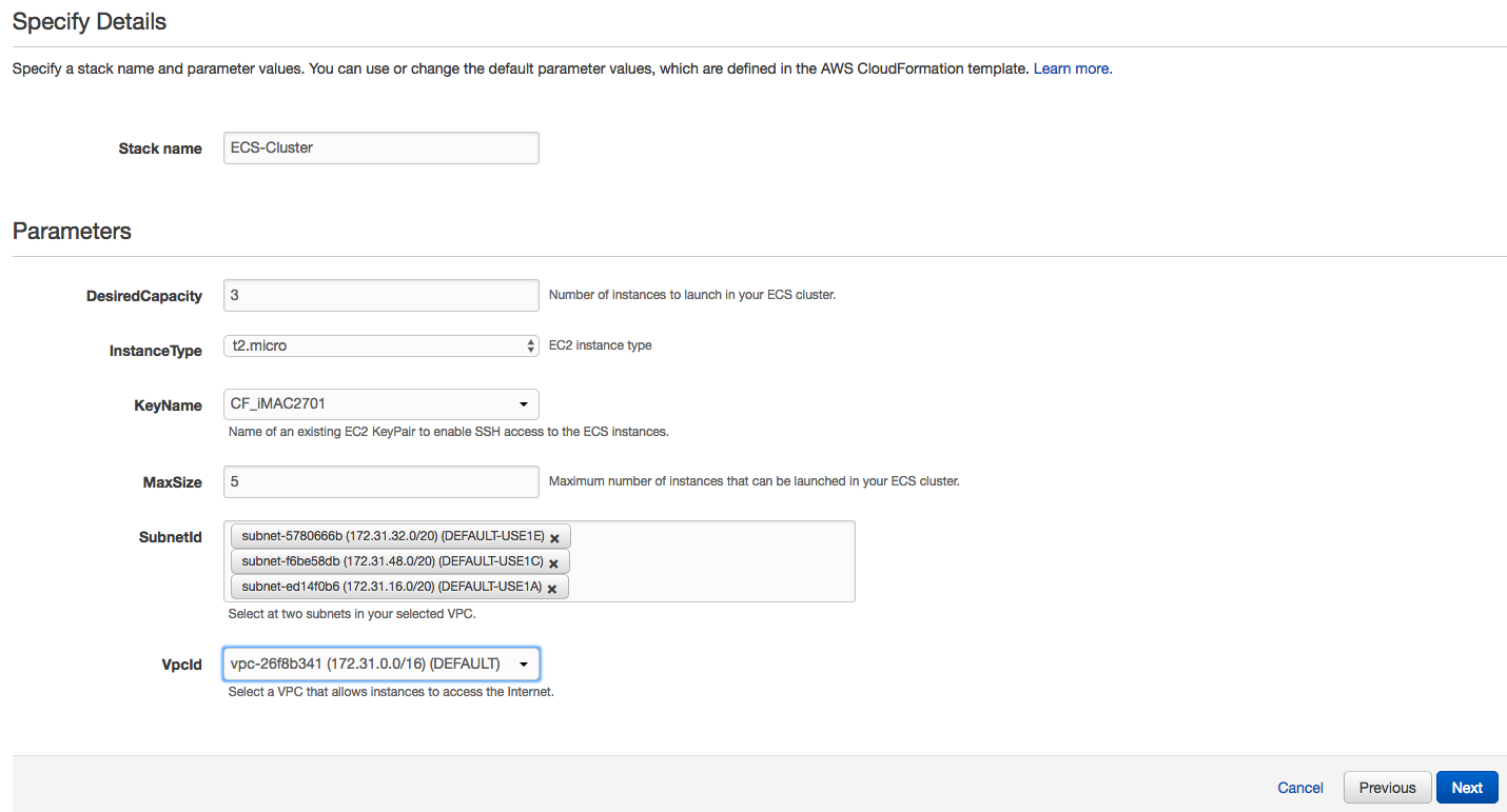 Specify Details Details