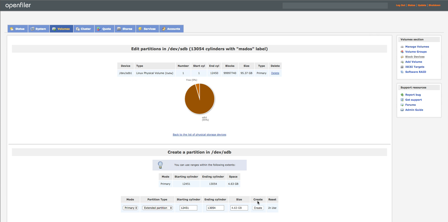 Openfiler_physical_volume